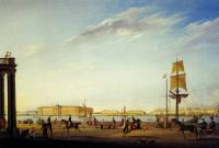 Майр И.Г. Вид на Академию художеств и Кадетский корпус. 1802